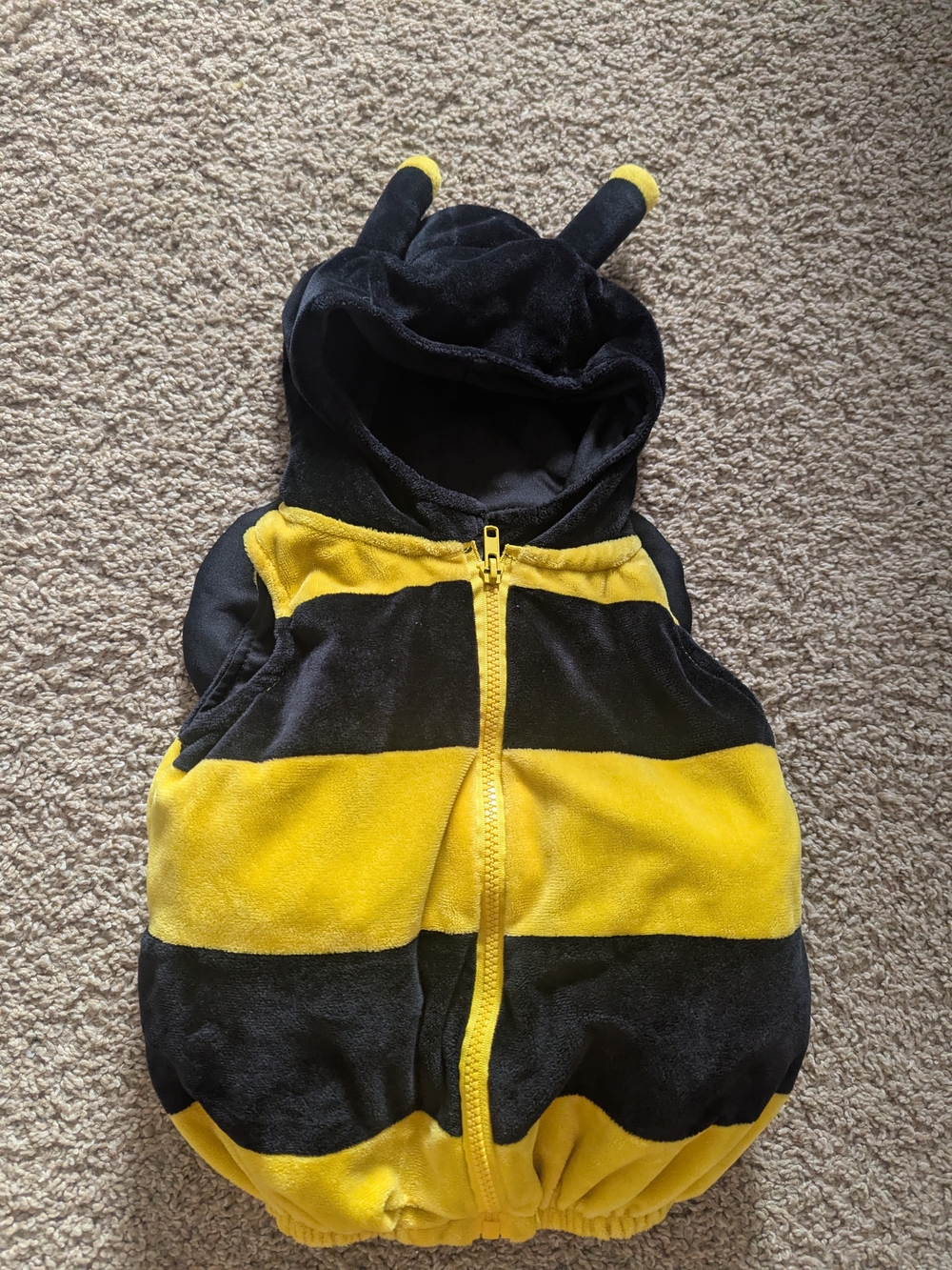 Kids Bumblebee Costume Hoodie - Yellow & Black